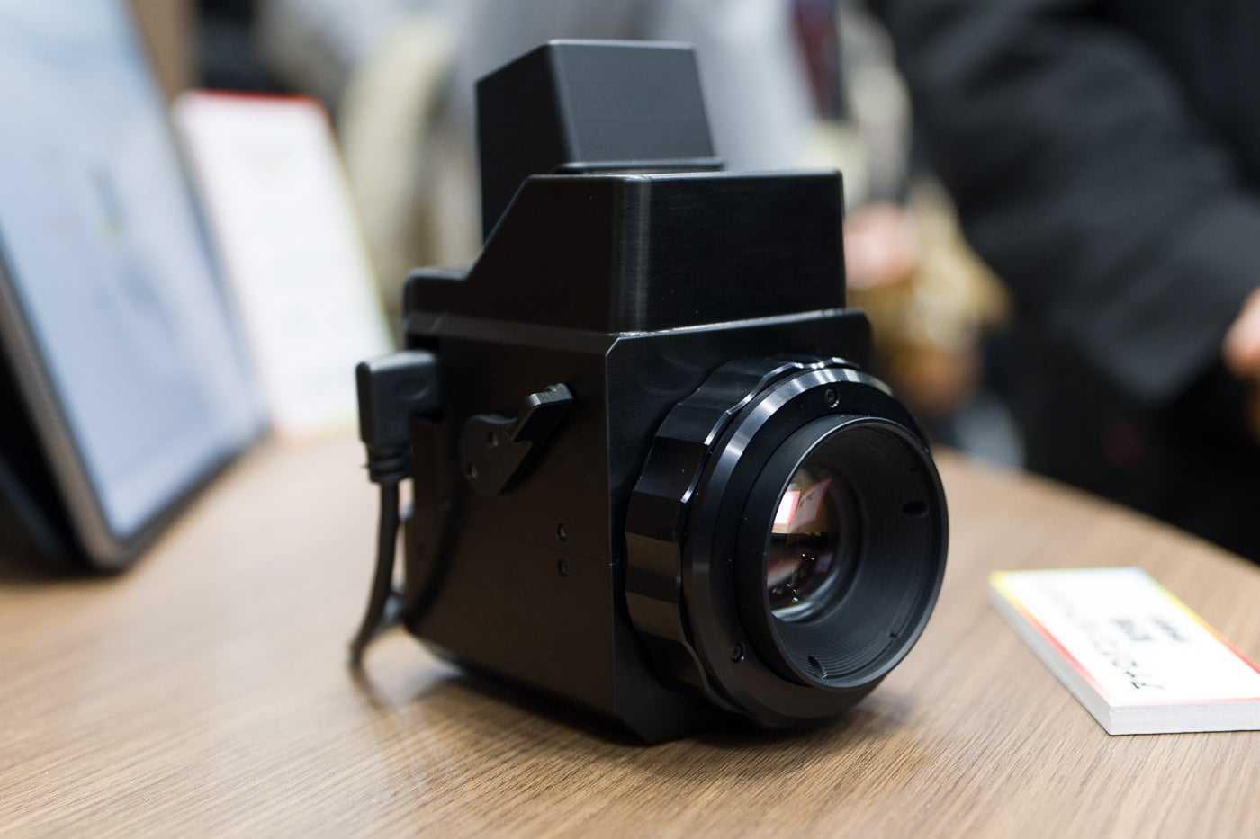 Canon Analog Concept Camera being held at CP+ 2026