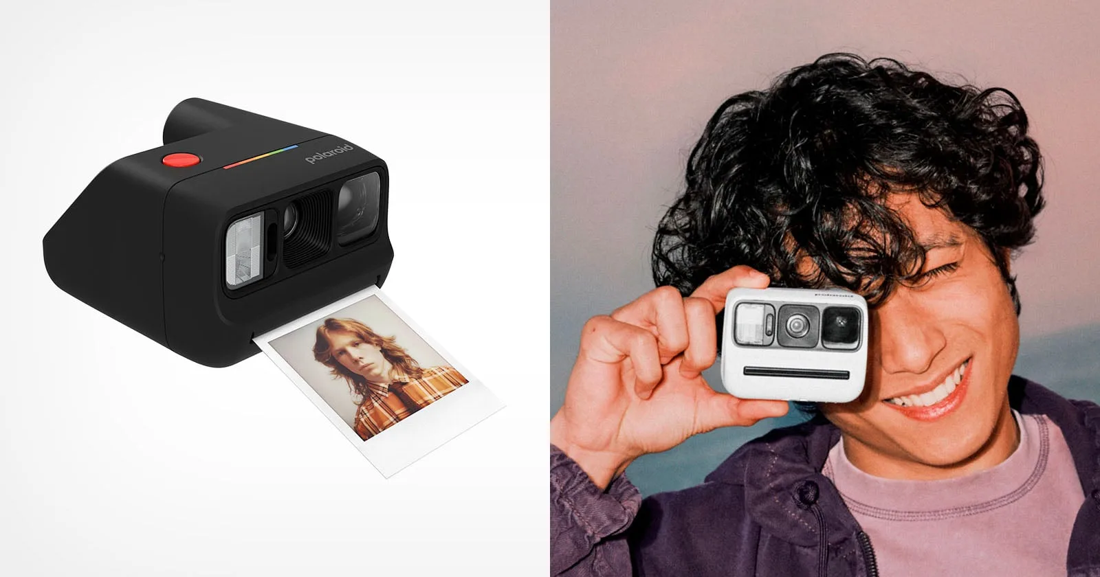 The Polaroid Go Generation 3, the smallest analog instant camera as of June 2026, shown in its launch colors